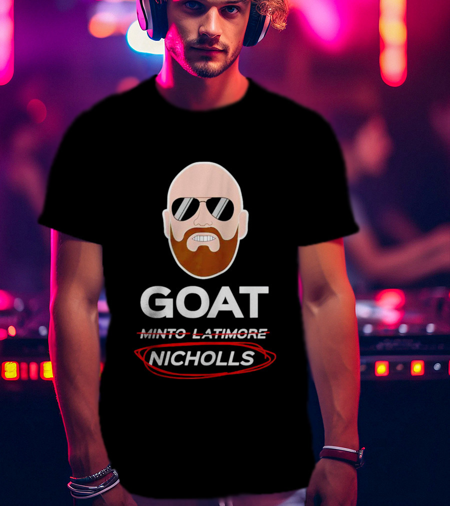 Nicholls Goat Minto Latimore Crossing Out Nicholls Substitution Trend T-Shirt