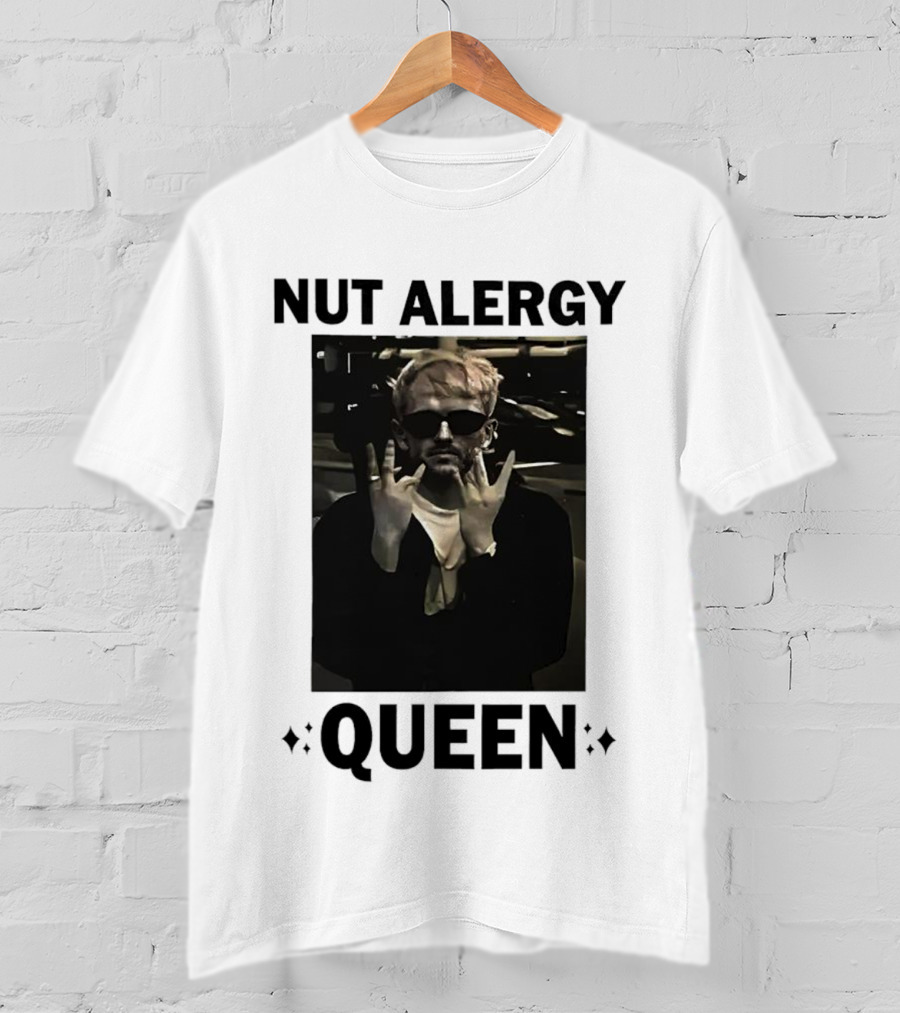 Nut Alergy Rock Sign Queen T-Shirt