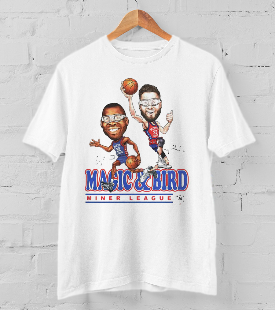 MAGIC And BIRD MINER LEAGUE T-Shirt