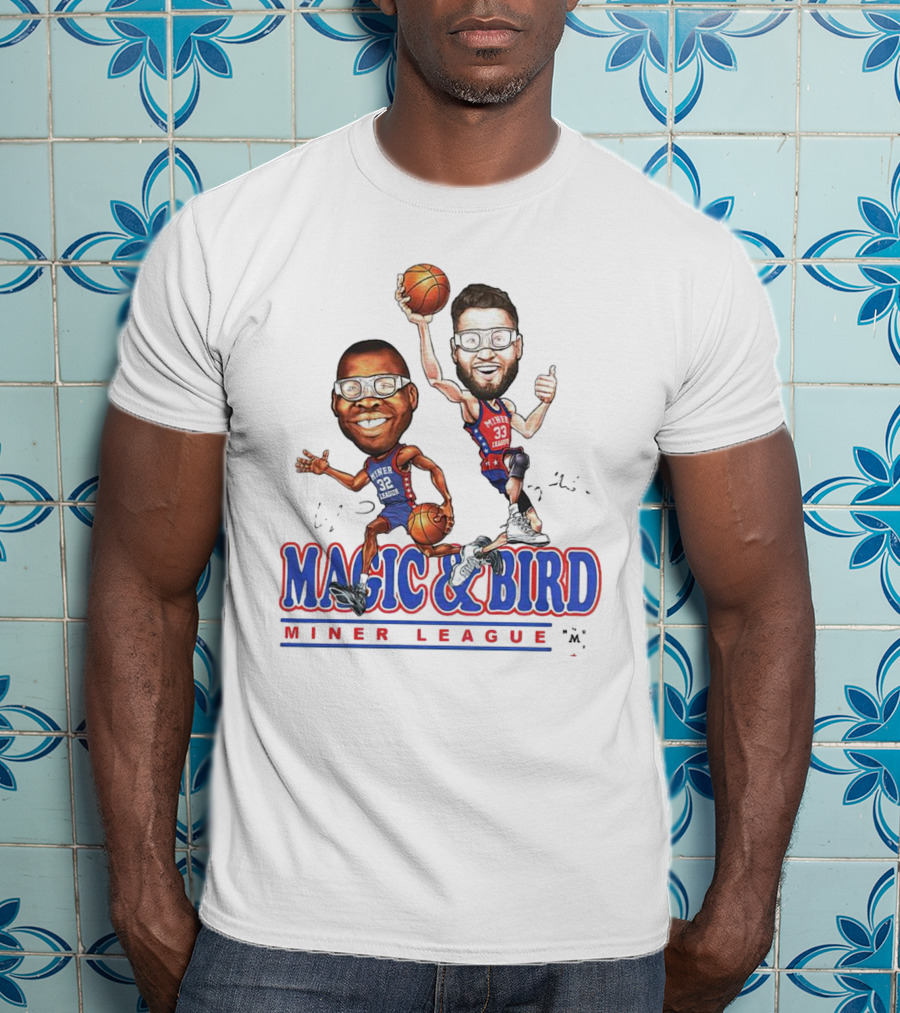 MAGIC And BIRD MINER LEAGUE T-Shirt