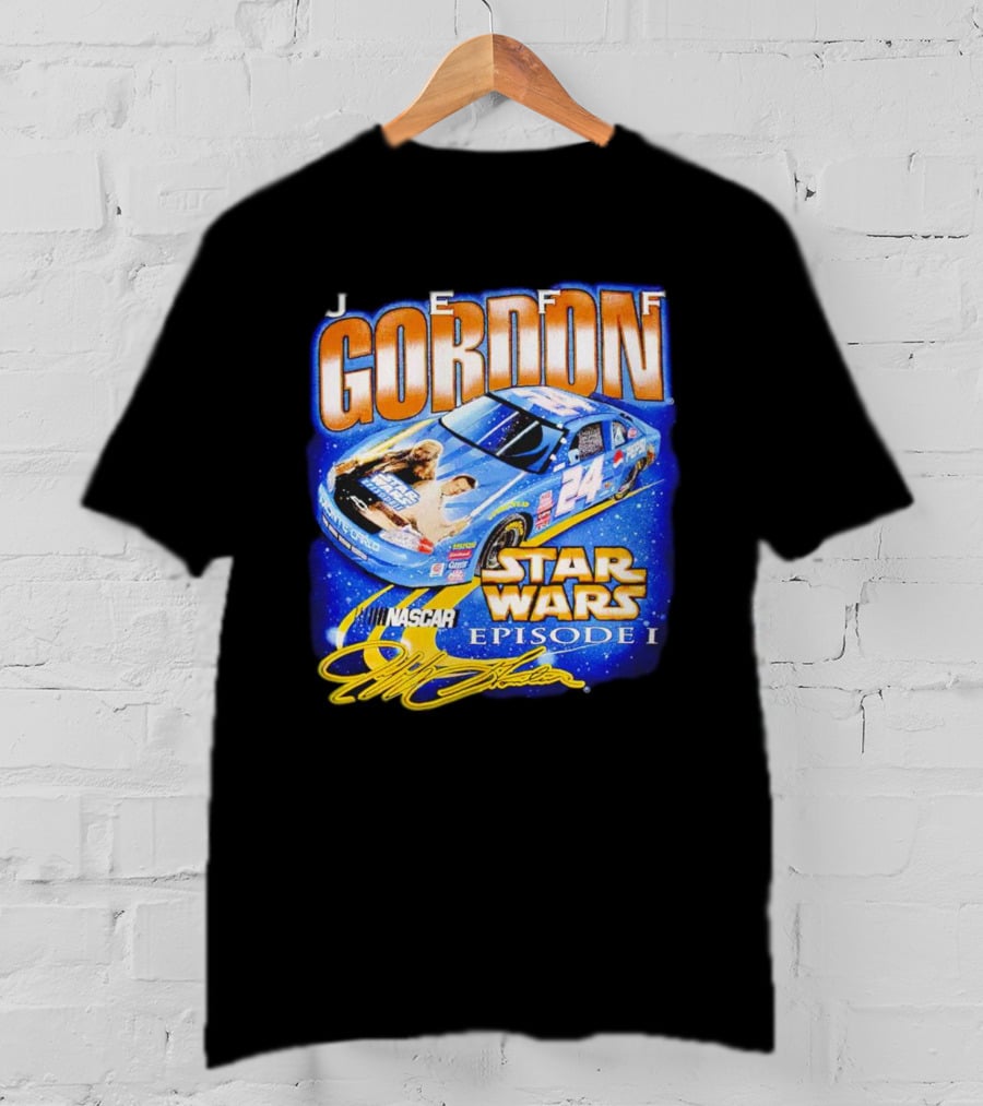 Jeff Gordon NASCAR Star Wars Episode I Racing Car 24 T-Shirt