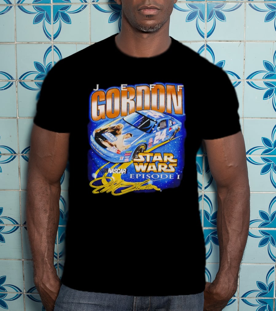 Jeff Gordon NASCAR Star Wars Episode I Racing Car 24 T-Shirt