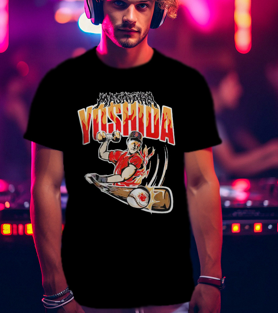 Masataka Yoshida Baseball Fireball Swinging Athlete T-Shirt