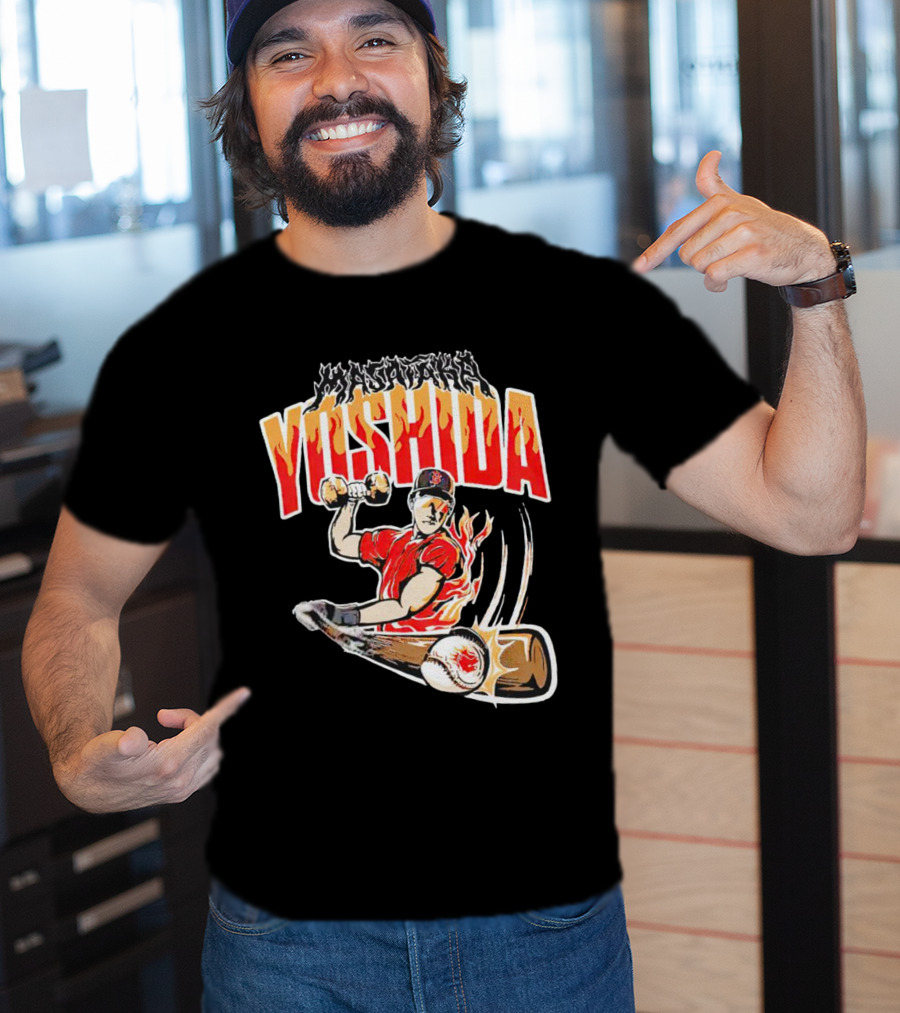 Masataka Yoshida Baseball Fireball Swinging Athlete T-Shirt