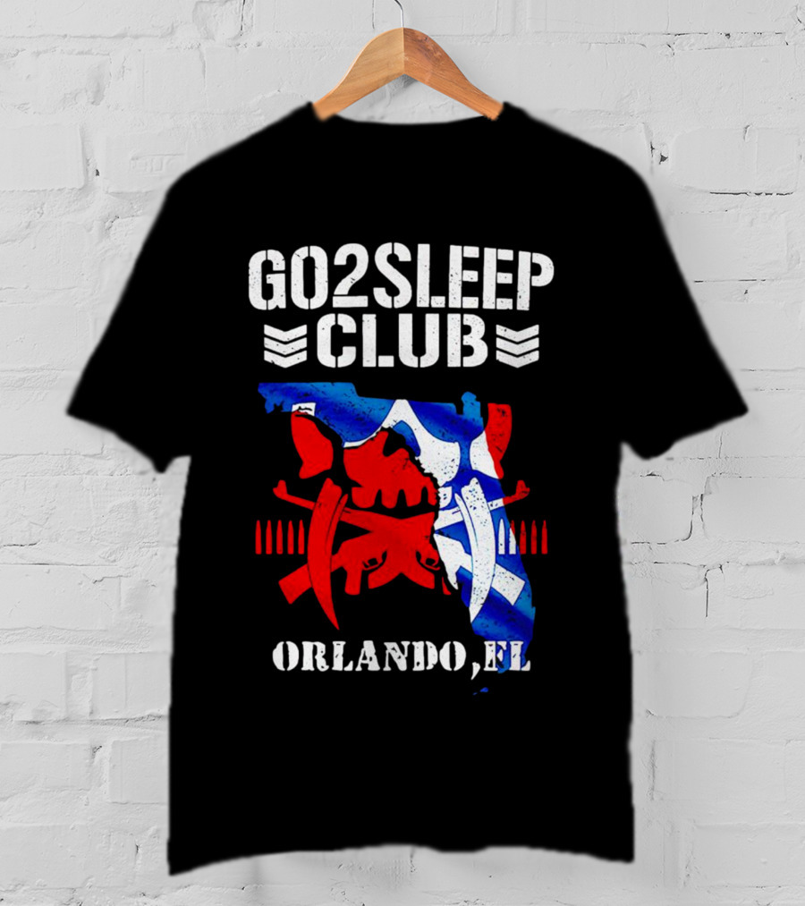 Go2Sleep Club Florida Theme Orlando FL Kenta T-Shirt