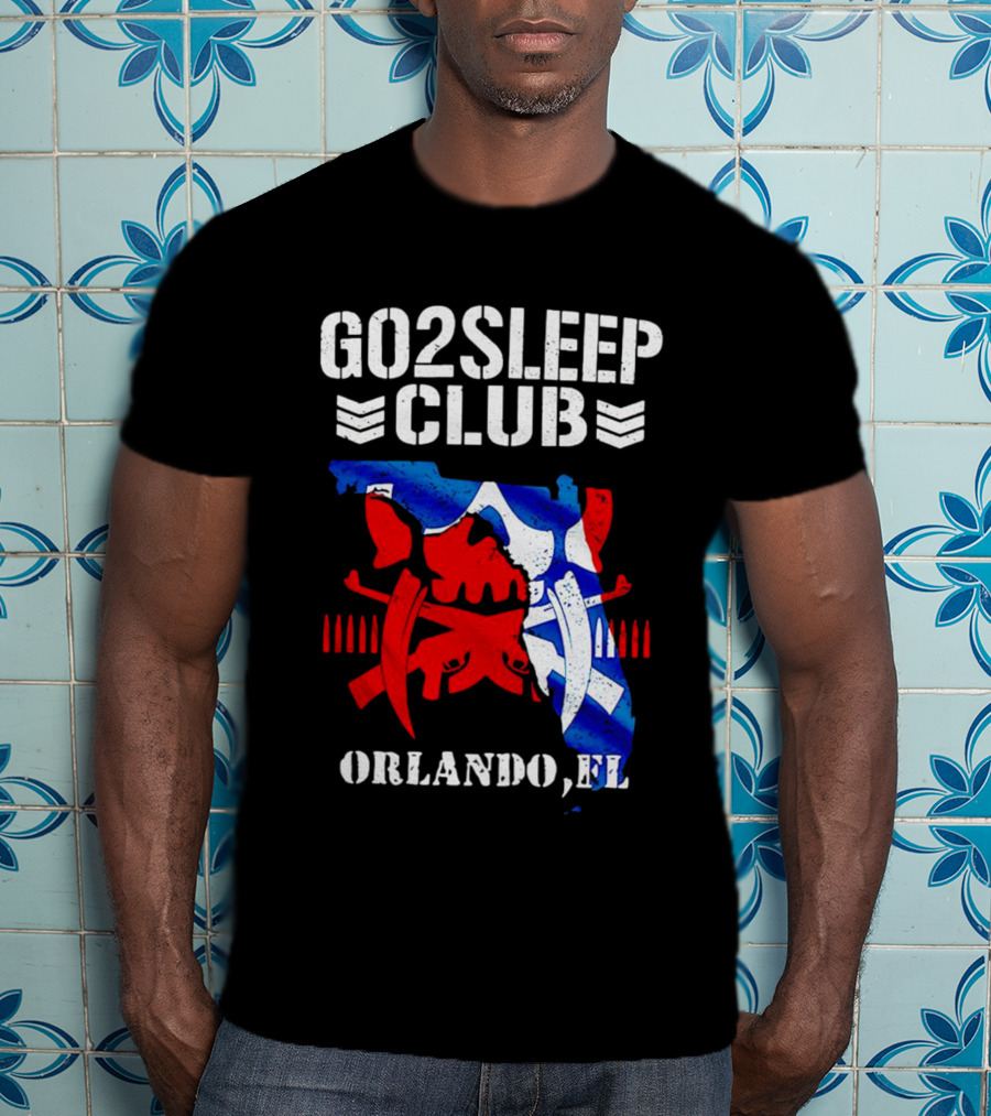 Go2Sleep Club Florida Theme Orlando FL Kenta T-Shirt