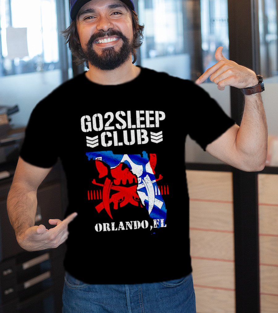 Go2Sleep Club Florida Theme Orlando FL Kenta T-Shirt