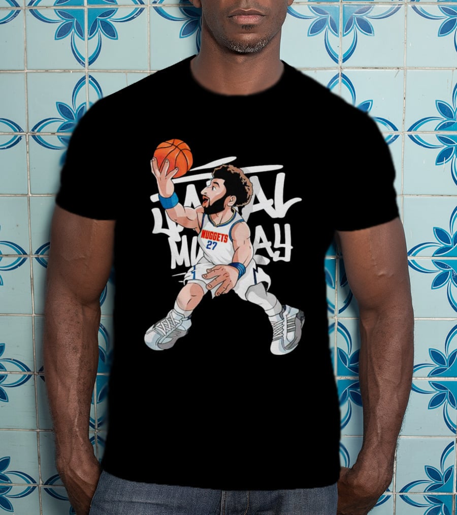 Denver Nuggets Jamal Murray Mile High Basketball Jumper T-Shirt