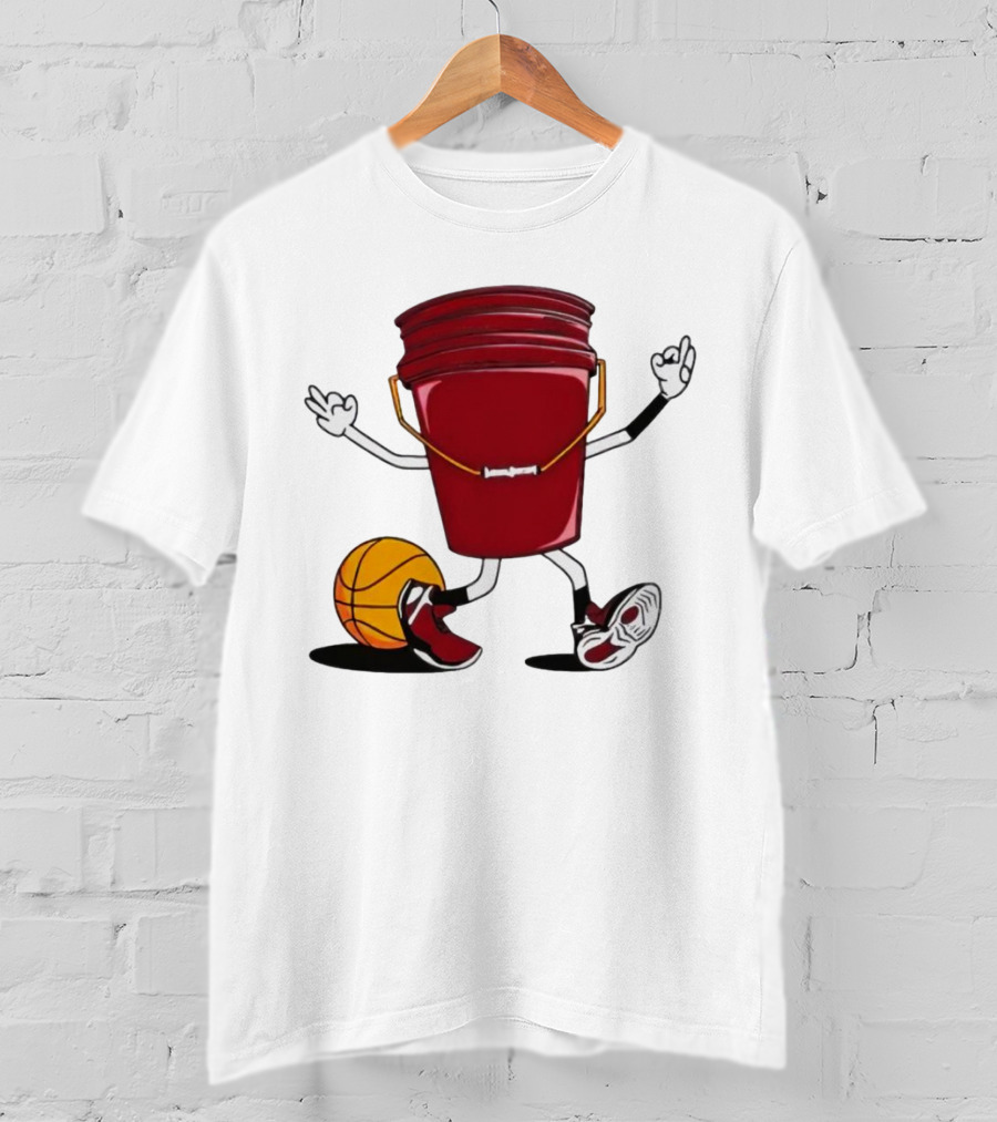 Jimmy Butler Miami Heat Basketball Bucket Character T-Shirt