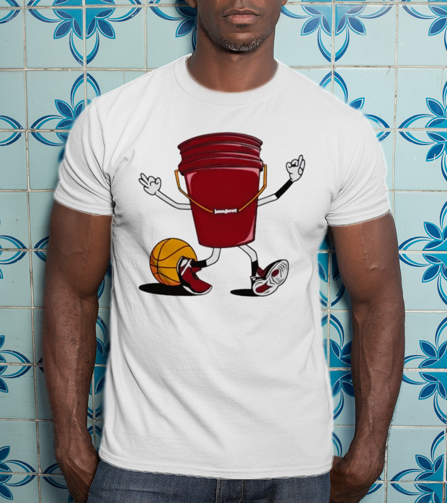 Jimmy Butler Miami Heat Basketball Bucket Character T-Shirt