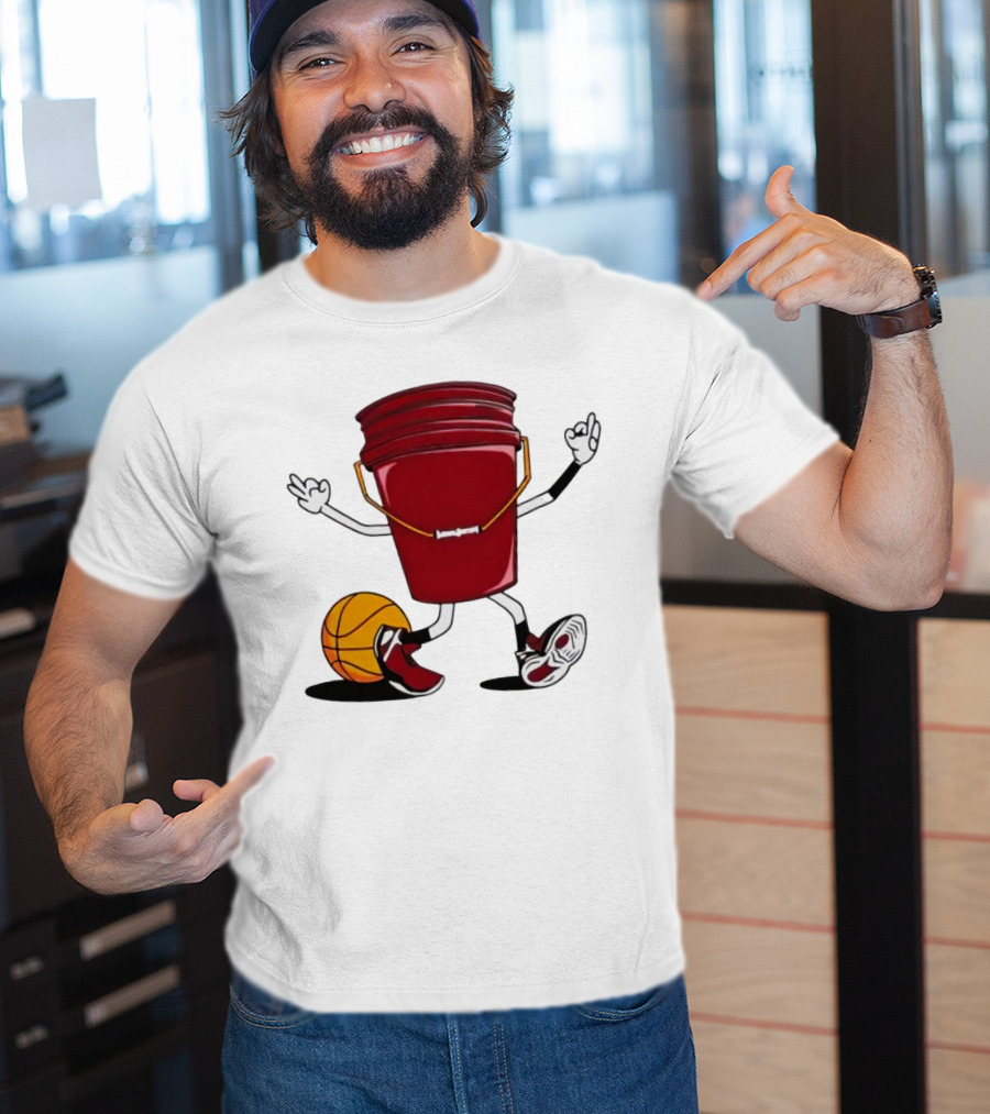Jimmy Butler Miami Heat Basketball Bucket Character T-Shirt