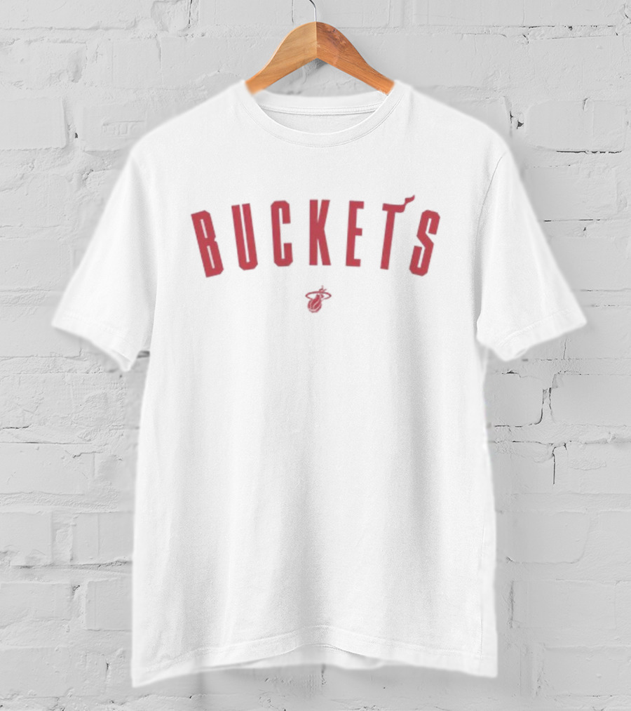 Miami Heat Buckets Iconic Team Spirit Basketball T-Shirt