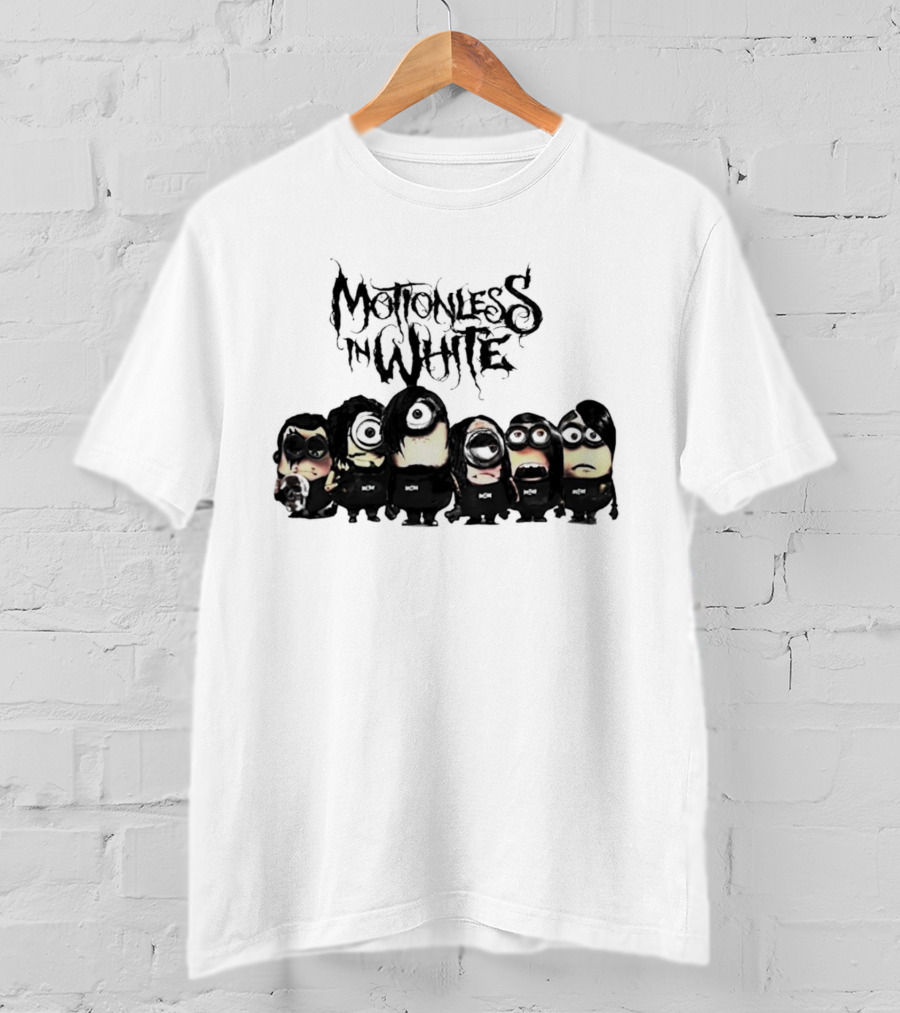 Motionless In White Minions Fiery Dark Character Ensemble T-Shirt