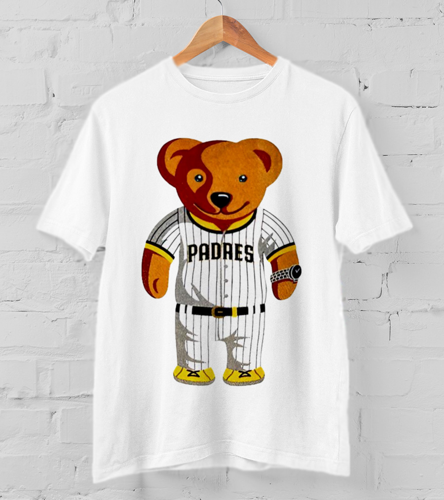 Oris Bear Padres San Diego Baseball Team T-Shirt