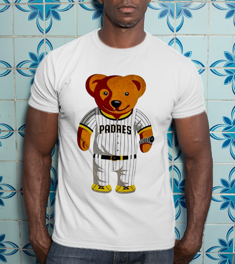 Oris Bear Padres San Diego Baseball Team T-Shirt