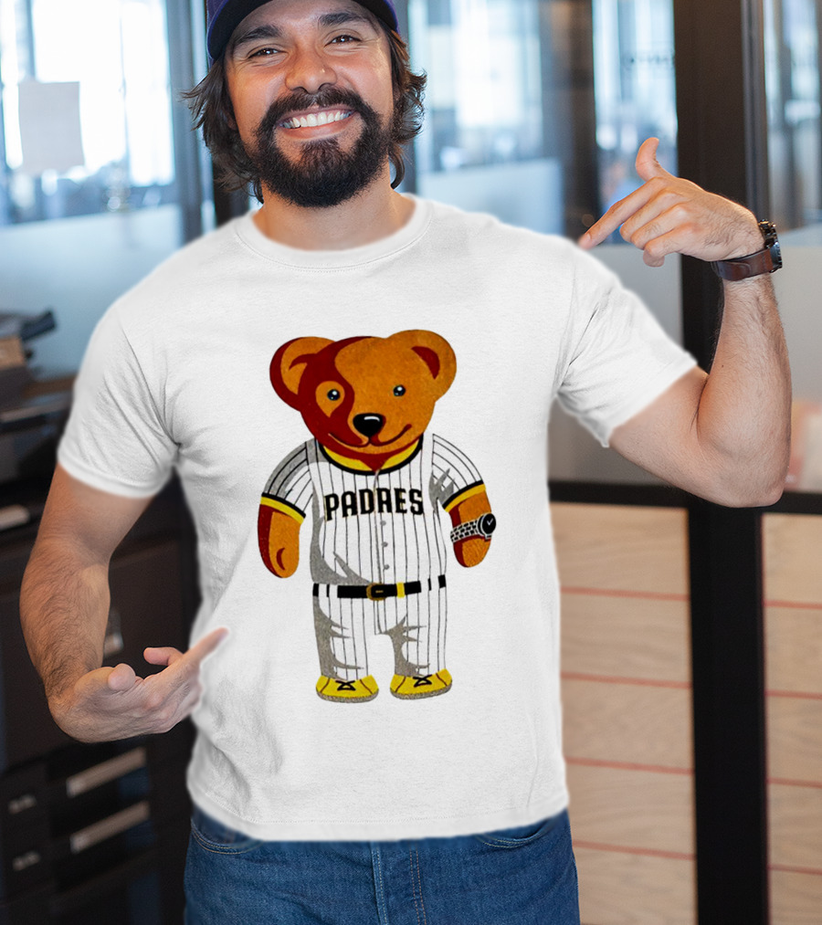 Oris Bear Padres San Diego Baseball Team T-Shirt