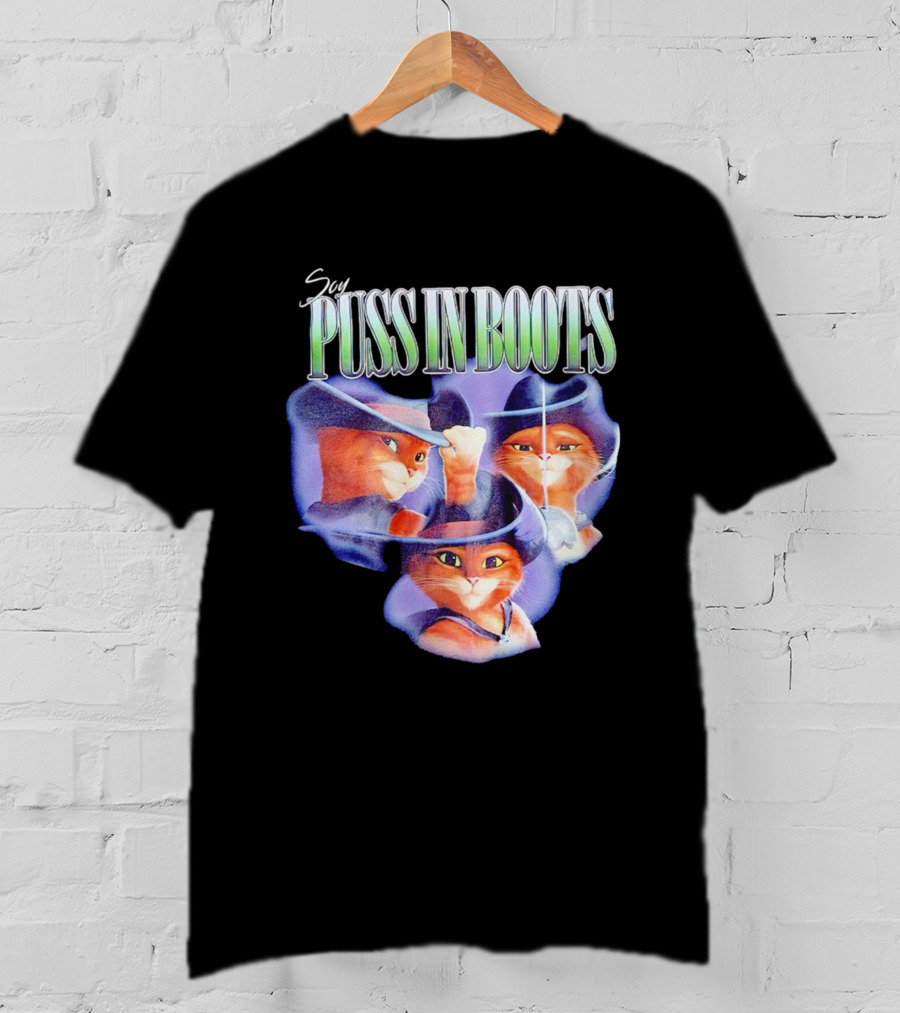 Soy Puss In Boots Trio With Hats And Sword T-Shirt
