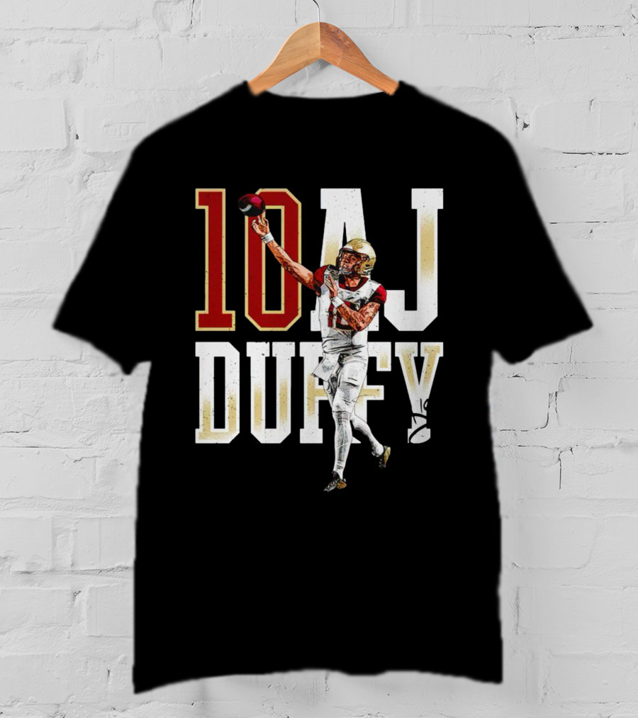 Aj Duffy 10 Florida State Seminoles Football Player T-Shirt