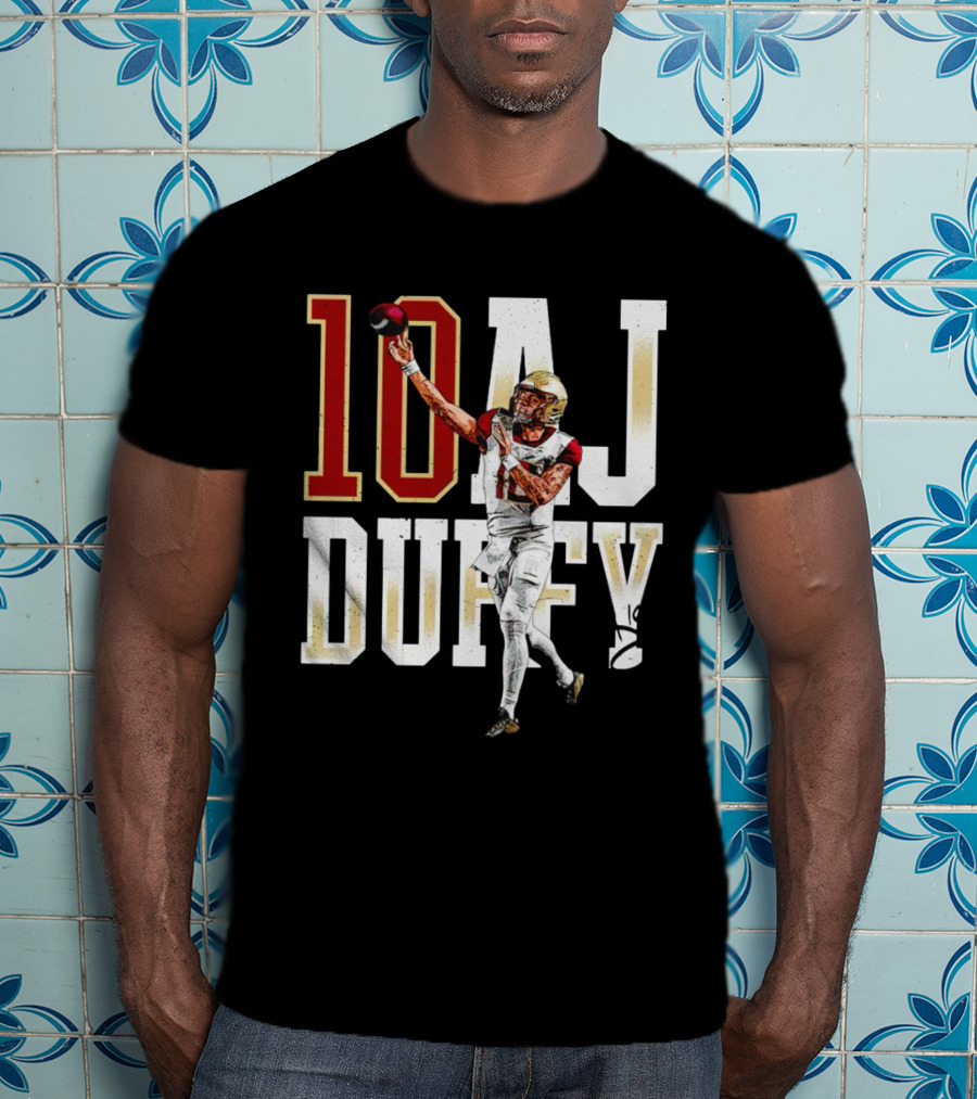 Aj Duffy 10 Florida State Seminoles Football Player T-Shirt