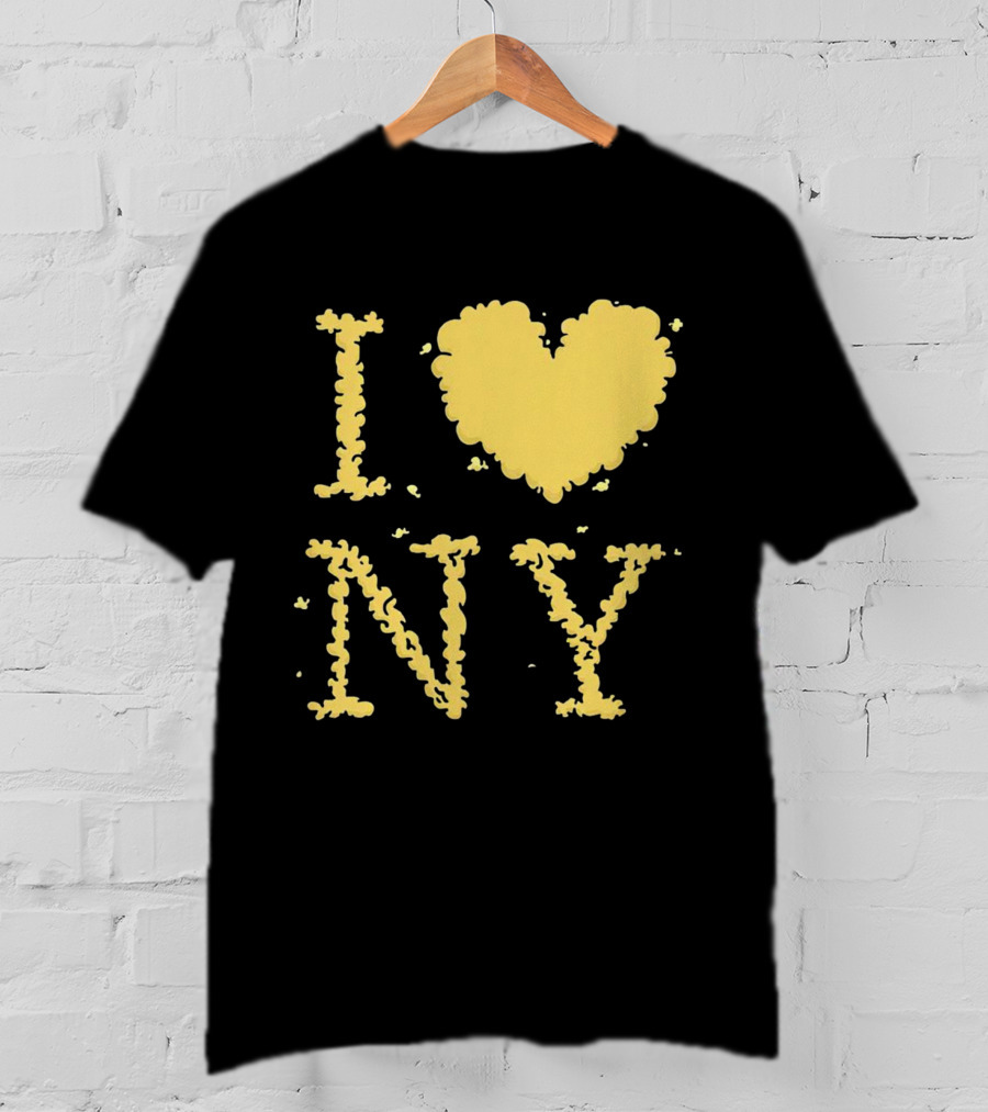 I Love NY Smoke Edition Puff Lettering T-Shirt