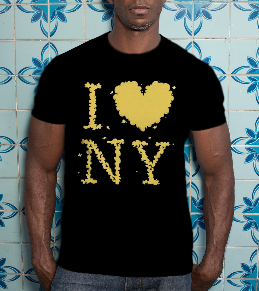 I Love NY Smoke Edition Puff Lettering T-Shirt