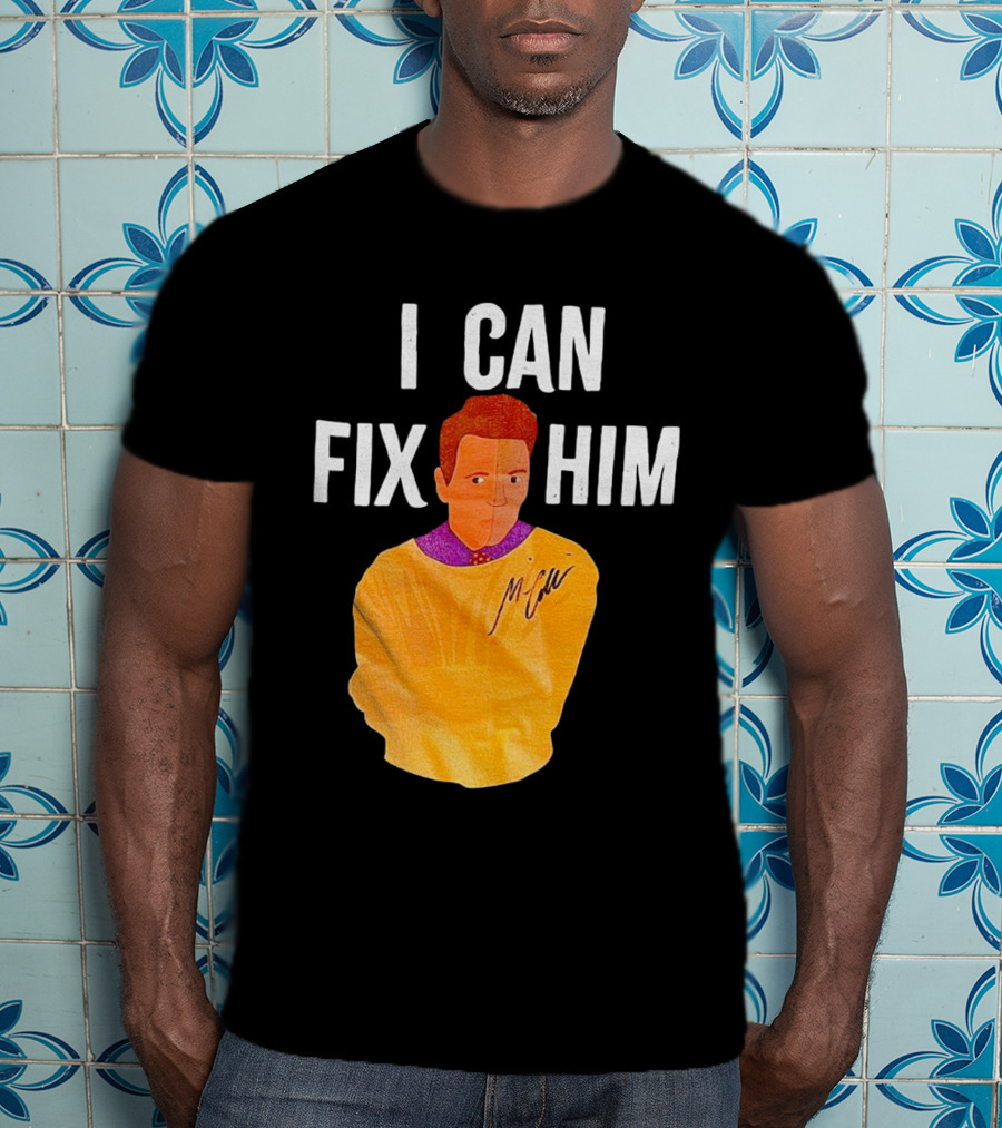 Misha Collins I Can Fix Him Orange T-Shirt