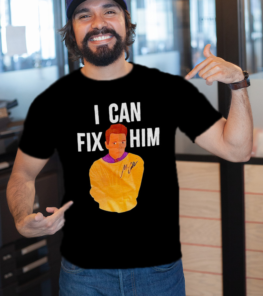 Misha Collins I Can Fix Him Orange T-Shirt