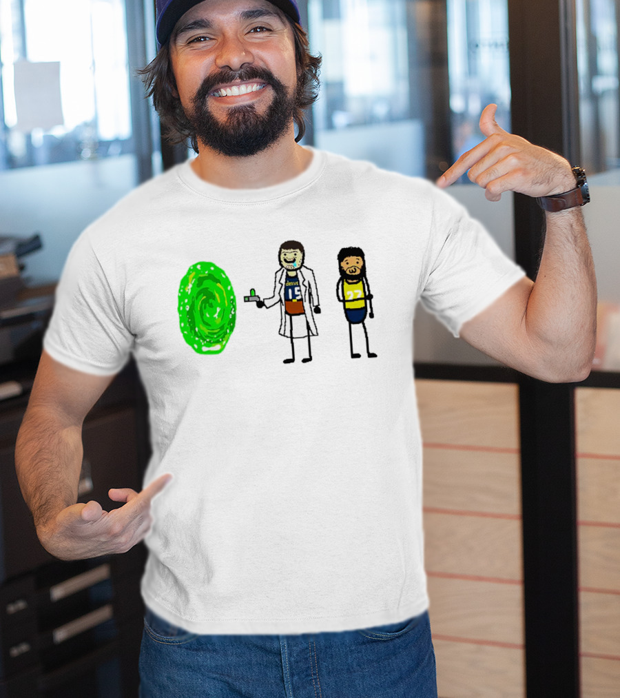 Rick-ola Jokic And Jamal Morty Denver 15 27 Portal T-Shirt
