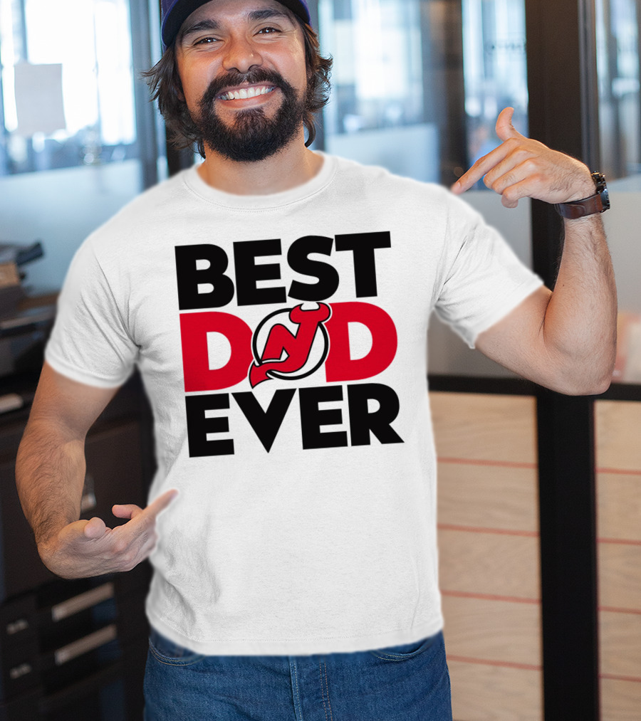 Best Dad Ever New Jersey Devils NHL T-Shirt