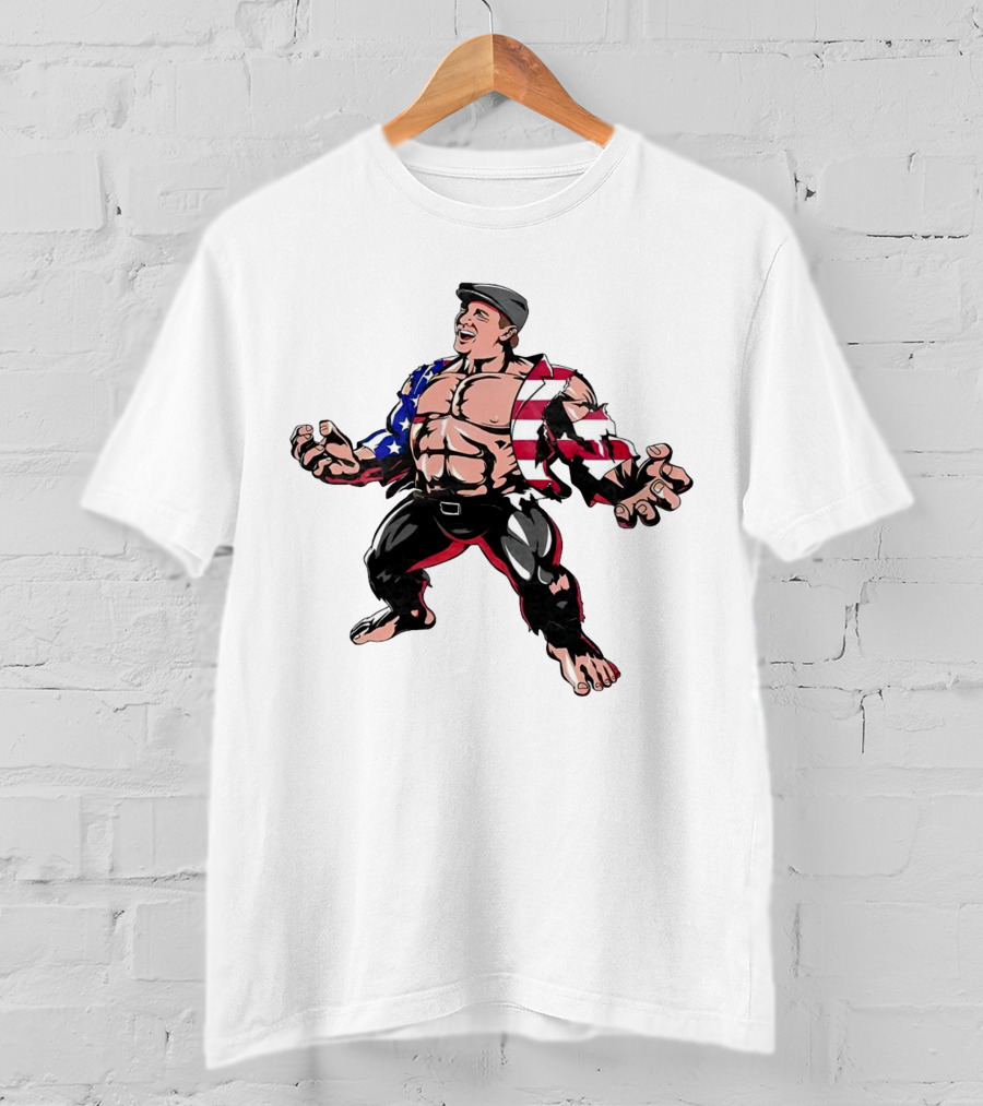 Bryson DeChambeau Hulk American Flag Transformation T-Shirt