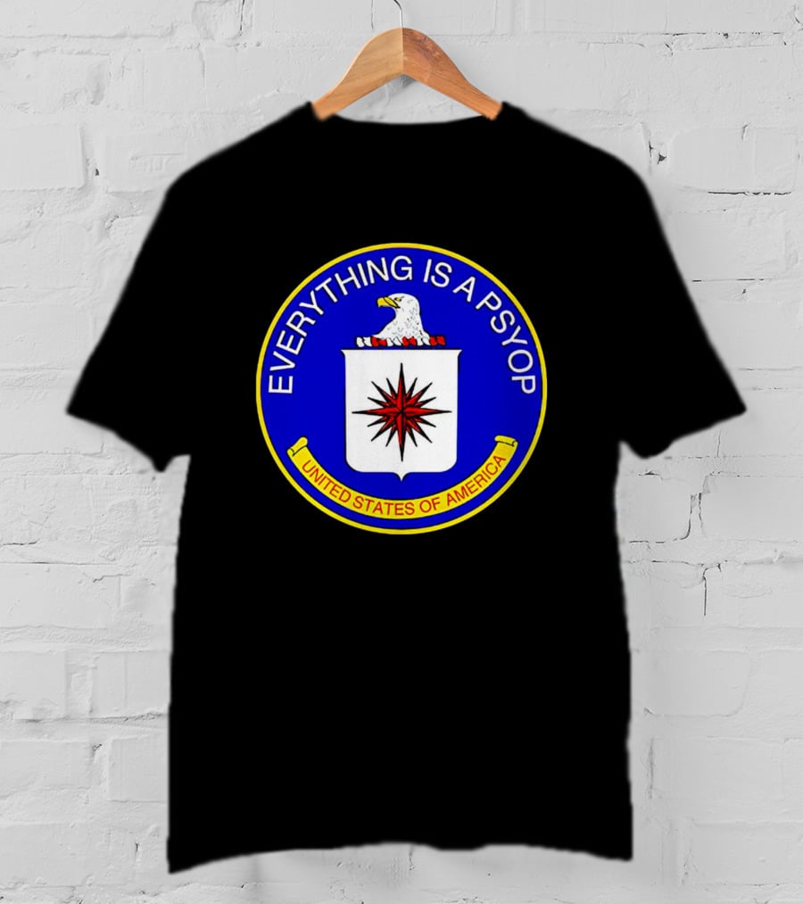 Everything Is A Psyop United States Of America Seal T-Shirt