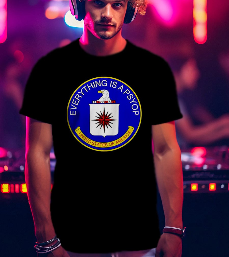 Everything Is A Psyop United States Of America Seal T-Shirt