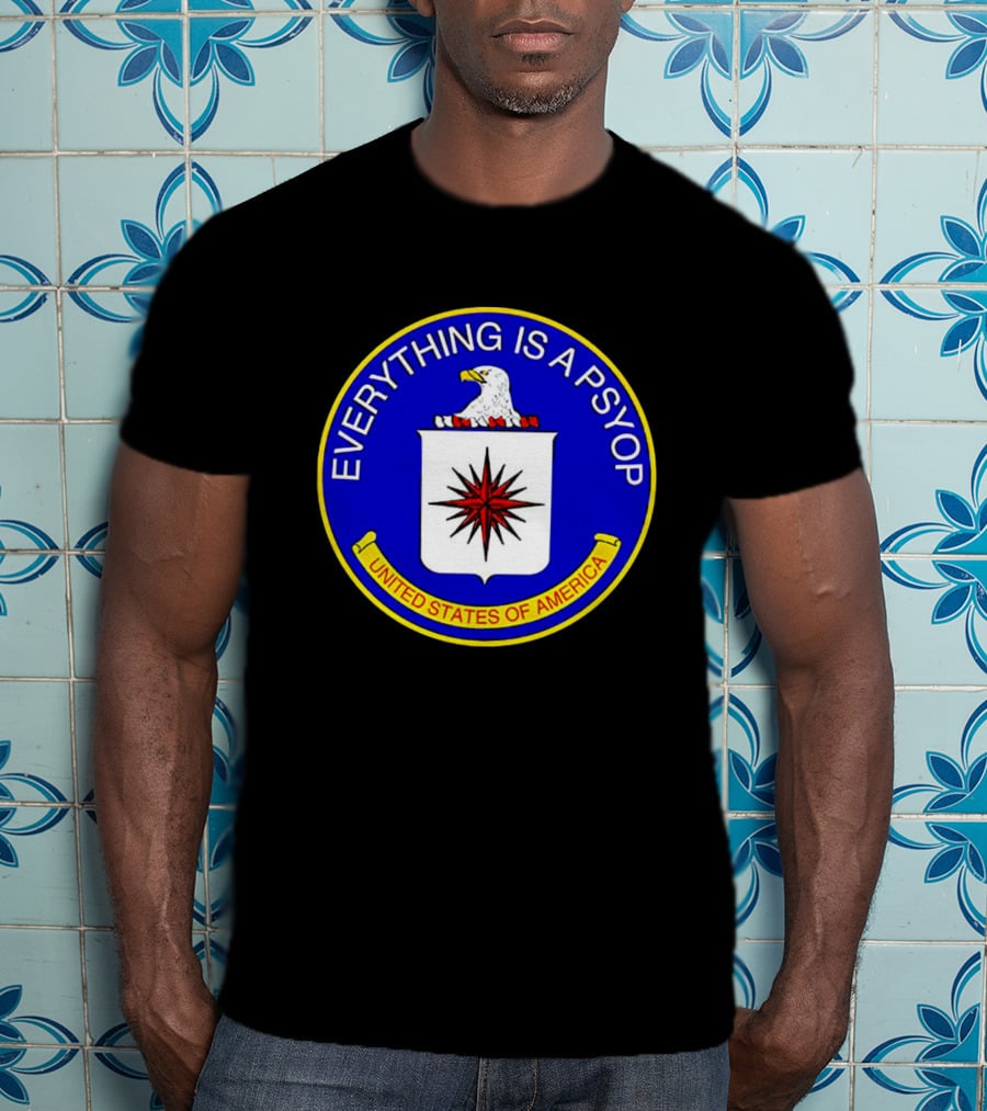 Everything Is A Psyop United States Of America Seal T-Shirt
