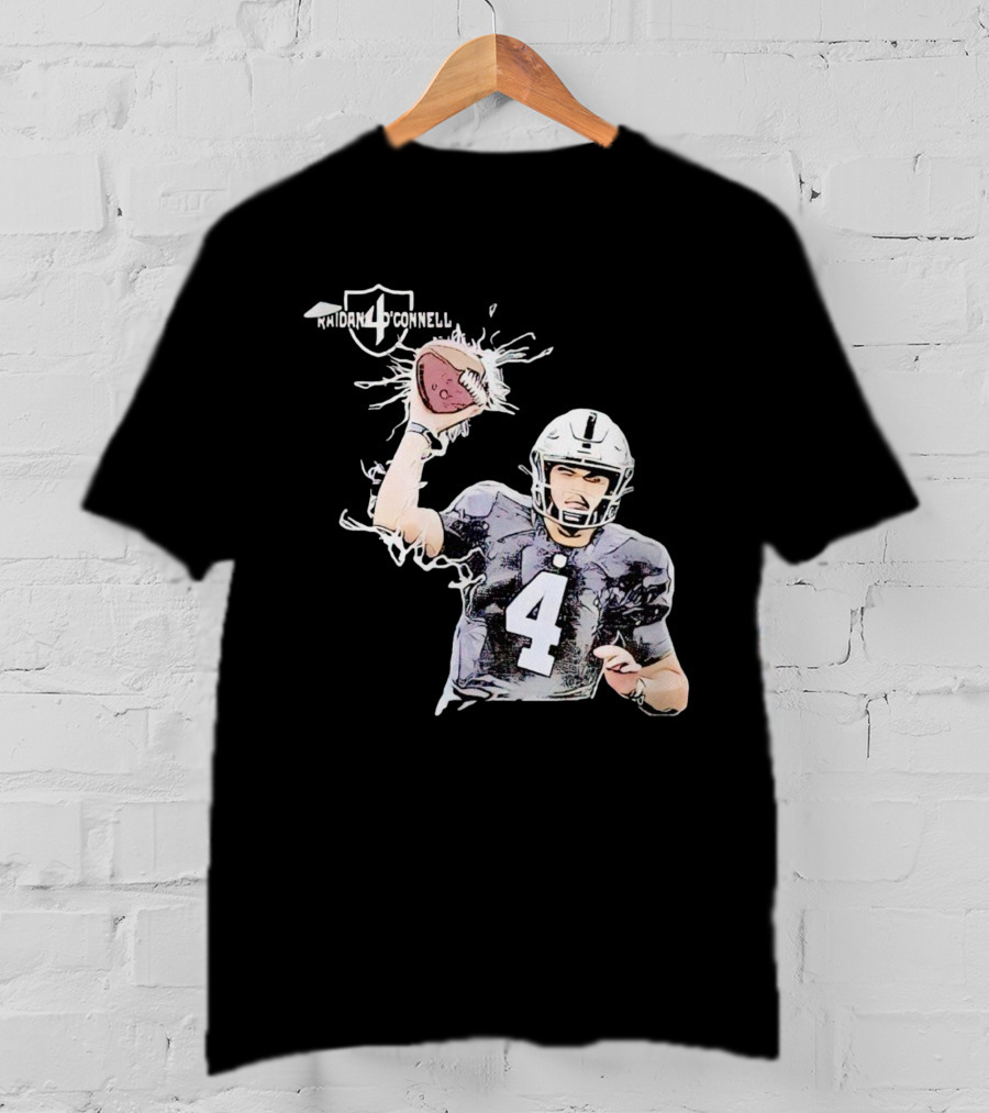 Aidan O’connell Las Vegas Raiders Football Quarterback T-Shirt