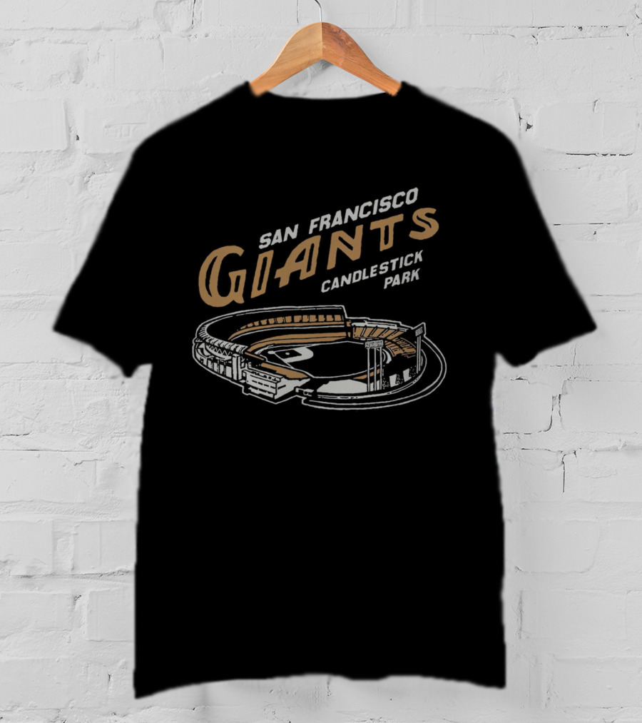 San Francisco Giants Candlestick Park Stadium Vintage T-Shirt