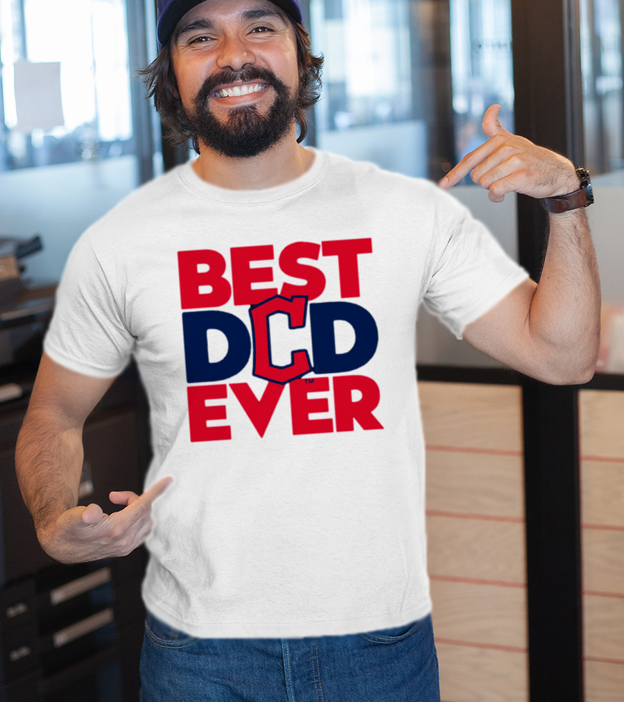 Best Dad Ever MLB Cleveland Guardians T-Shirt
