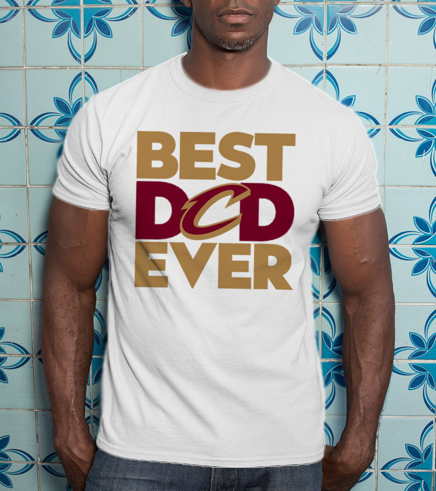 Best Dad Ever Cleveland Cavaliers NBA T-Shirt