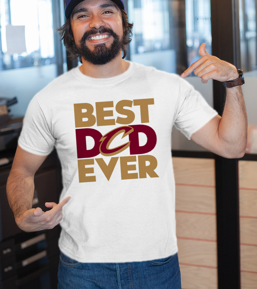 Best Dad Ever Cleveland Cavaliers NBA T-Shirt