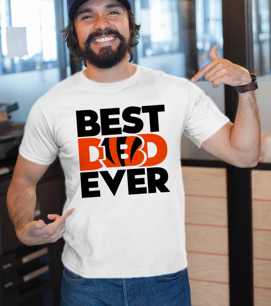 Best Dad Ever NFL Cincinnati Bengals T-Shirt