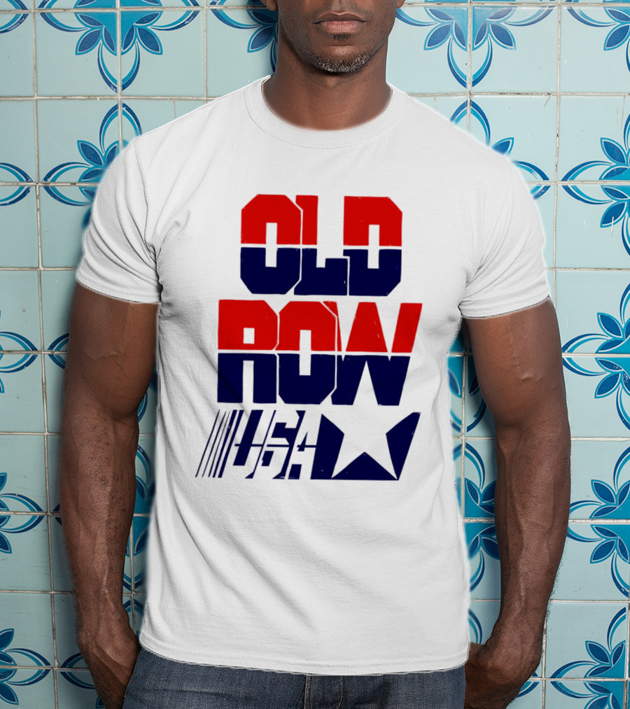 Old Row USA Vintage Star And Stripes T-Shirt