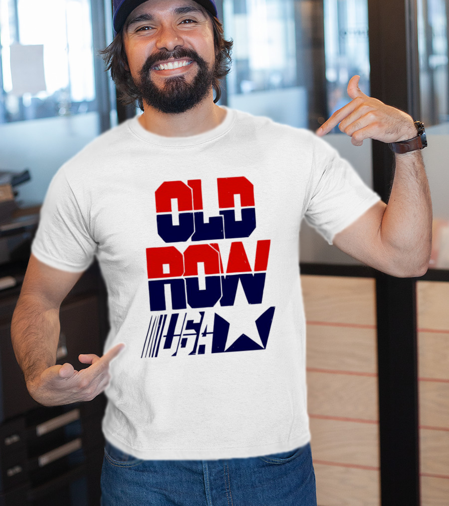 Old Row USA Vintage Star And Stripes T-Shirt