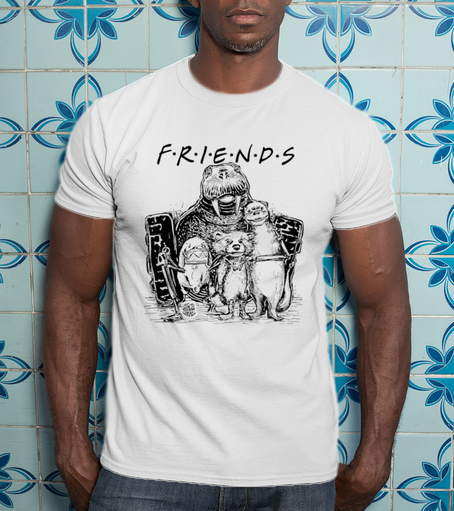 FRIENDS Forever Pals With Unique Animal Companions T-Shirt