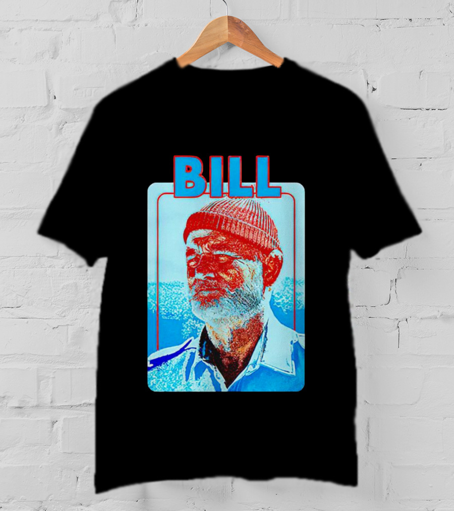 Bill Murray Steve Zissou Blue Red T-Shirt