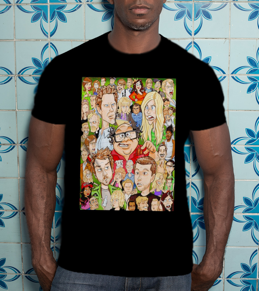 It’s Always Sunny In Philadelphia Character Collage T-Shirt