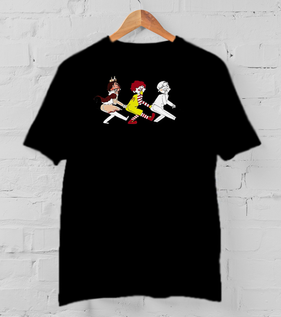 Burger King Ronald McDonald And Colonel Sanders Humor T-Shirt