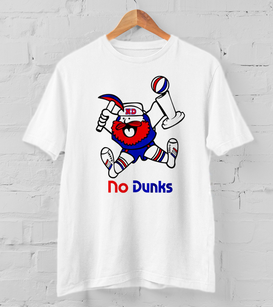 Denver Nuggets No Dunks Basketball Miner Enthusiast T-Shirt