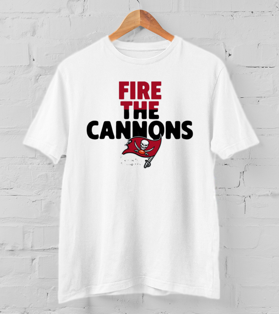 FIRE THE CANNONS Tampa Bay Buccaneers T-Shirt