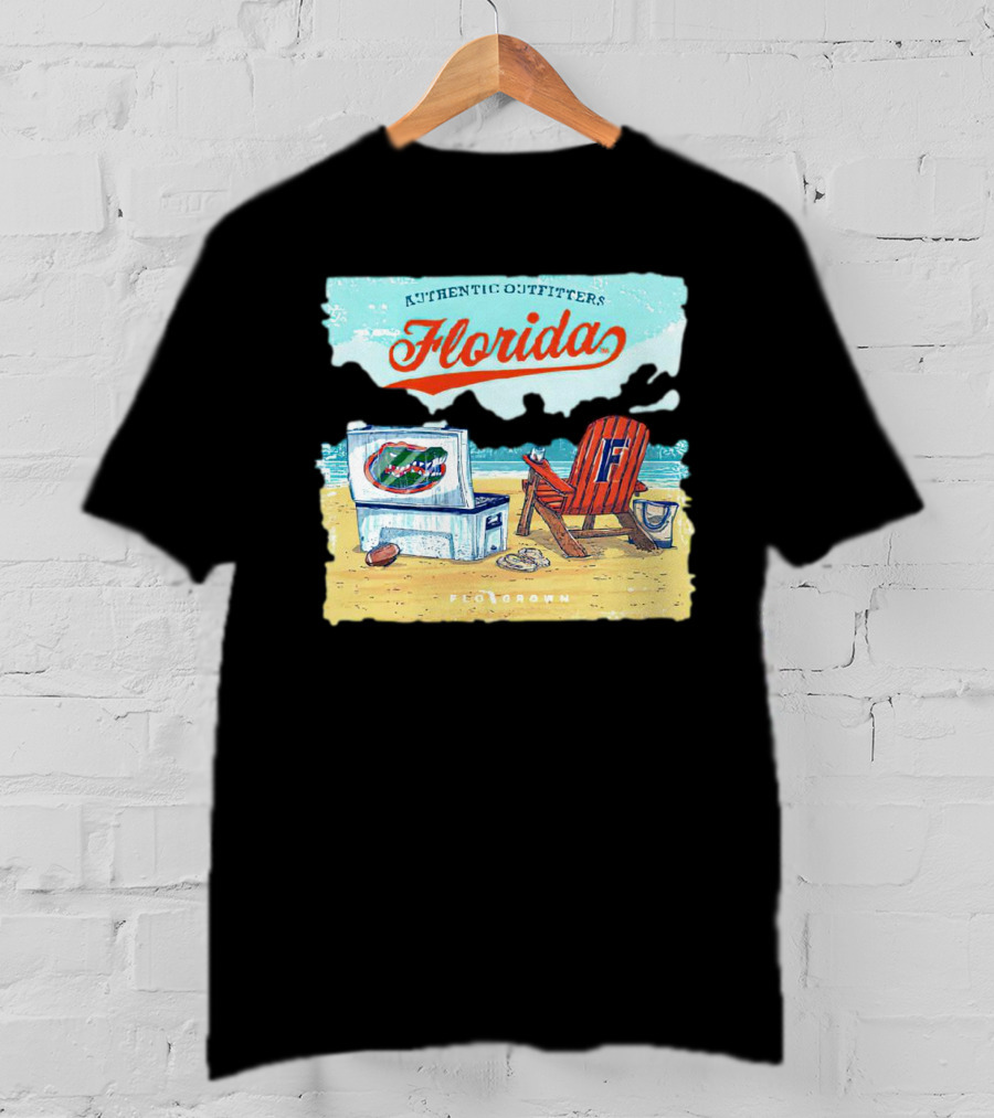 Authentic Outfitters Florida Gators Flogrown Beach Scene T-Shirt