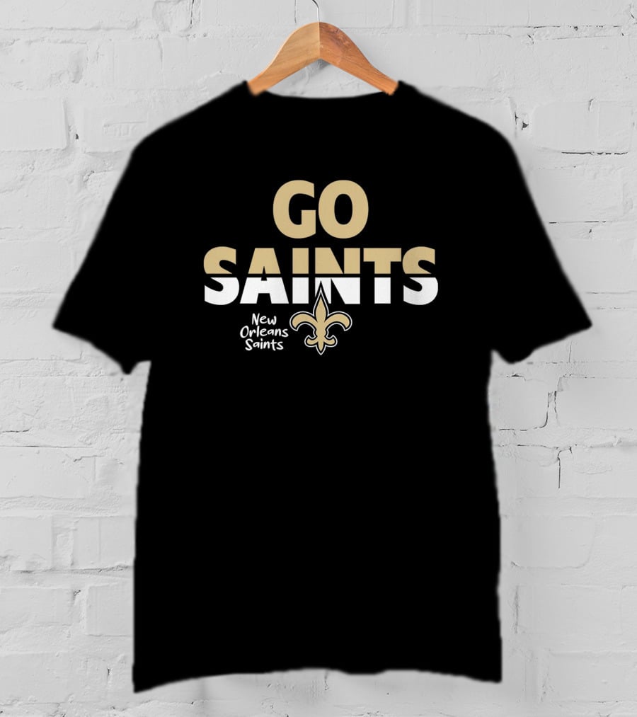 GO SAINTS New Orleans Saints Fleur-de-Lis T-Shirt