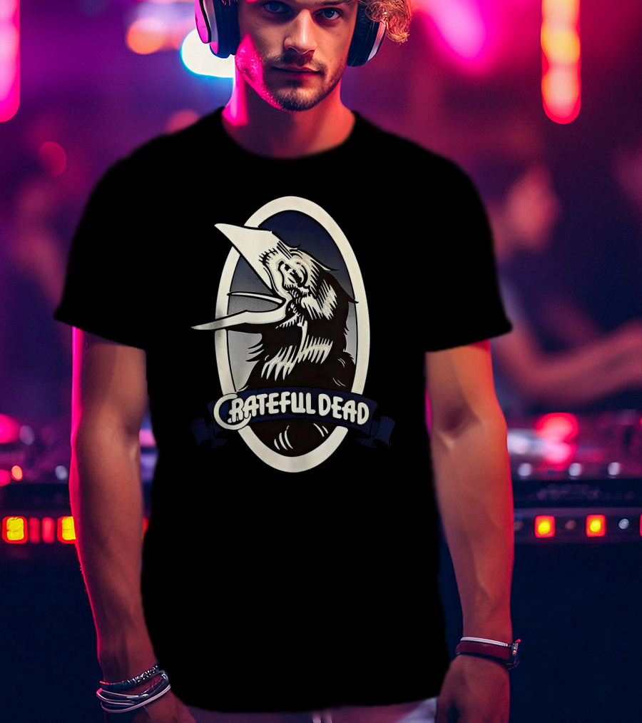 Grateful Dead Raven Oval T-Shirt